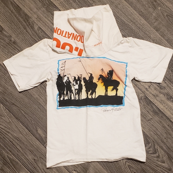 FLOOD OVERSIZED NECK GRAPHIC TEE | Size Small - Picture 1 of 4